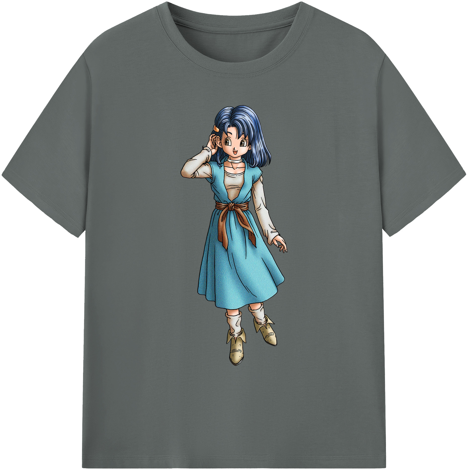 （画像用） ドラゴンクエスト Doragon Kuesuto Dragon Quest 綿100％ メンズ半袖Tシャツ｜肌触りやわらか＆通気性
